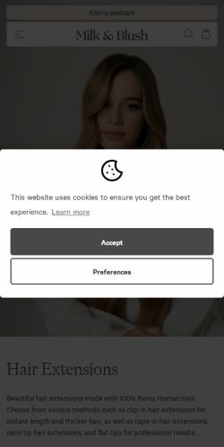 Mobile page screenshot