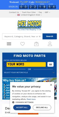 Mobile page screenshot