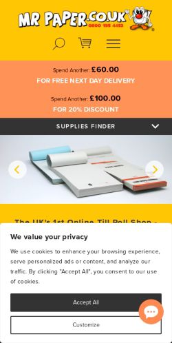Mobile page screenshot