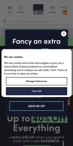 Mobile page screenshot