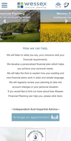 Mobile page screenshot