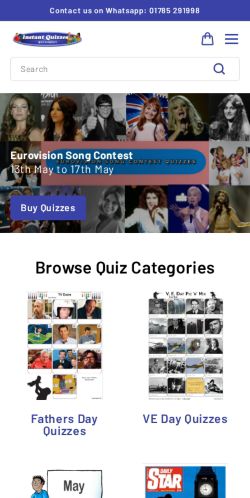 Mobile page screenshot