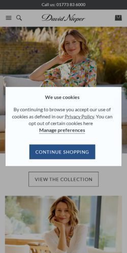 Mobile page screenshot