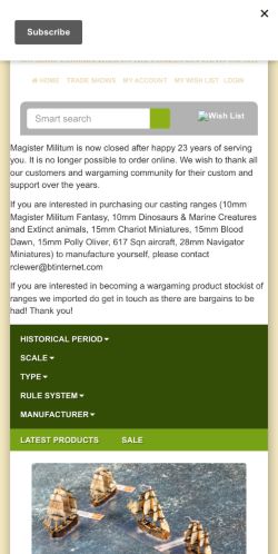 Mobile page screenshot