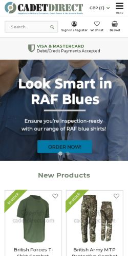 Mobile page screenshot