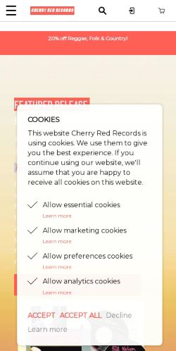 Mobile page screenshot