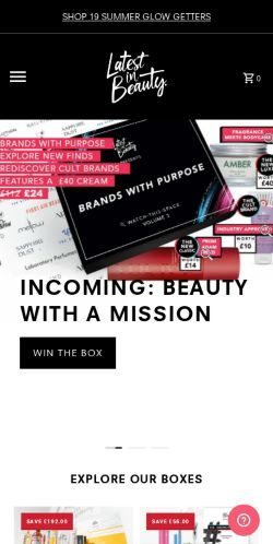 Mobile page screenshot