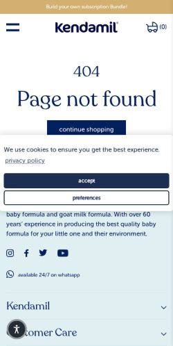 Mobile page screenshot
