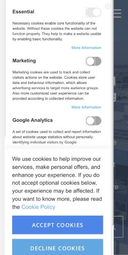 Mobile page screenshot