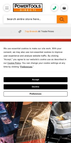 Mobile page screenshot