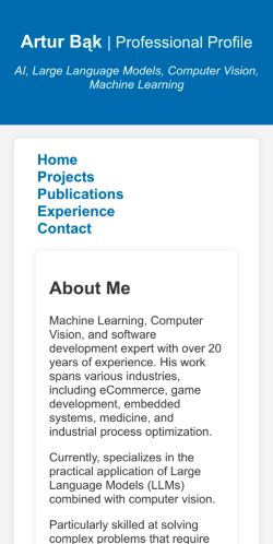Mobile page screenshot