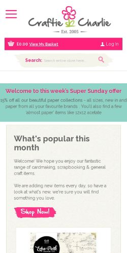 Mobile page screenshot