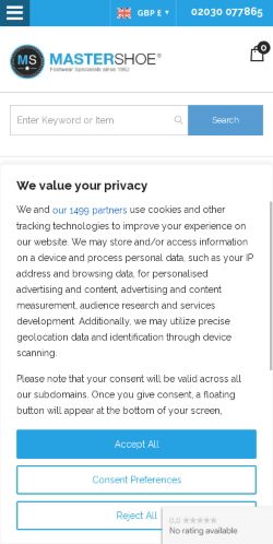Mobile page screenshot