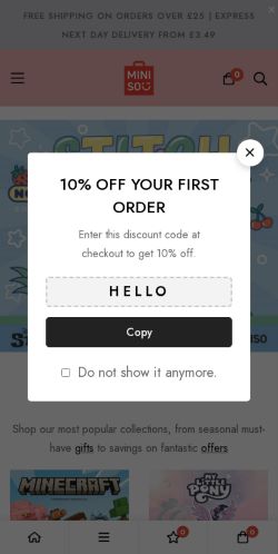 Mobile page screenshot