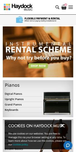 Mobile page screenshot