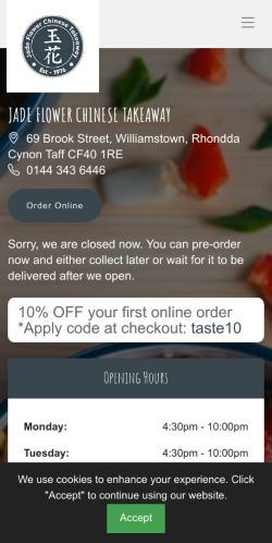 Mobile page screenshot
