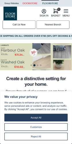 Mobile page screenshot