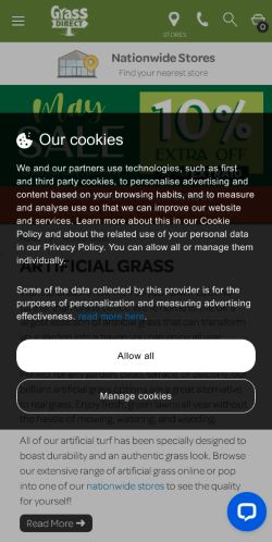 Mobile page screenshot