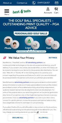 Mobile page screenshot