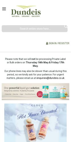 Mobile page screenshot