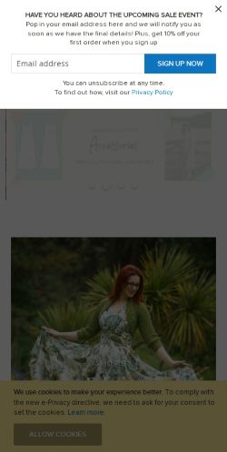 Mobile page screenshot