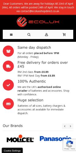 Mobile page screenshot