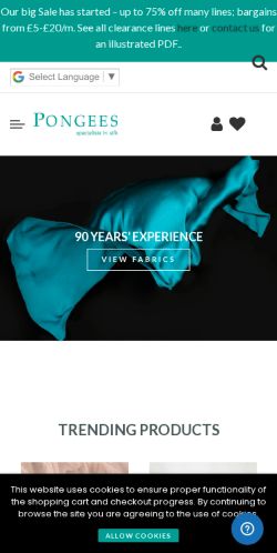 Mobile page screenshot