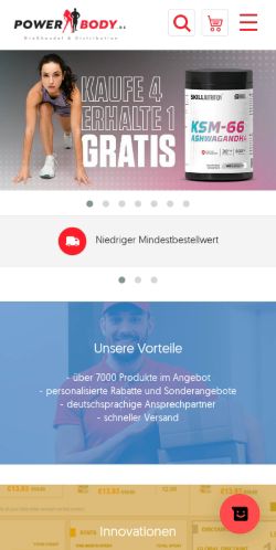 Mobile page screenshot