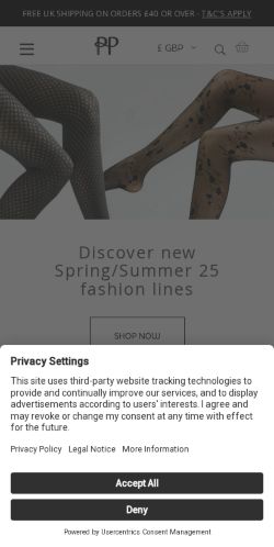 Mobile page screenshot