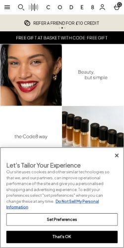 Mobile page screenshot