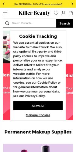 Mobile page screenshot