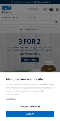 Mobile page screenshot