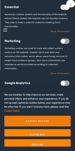 Mobile page screenshot