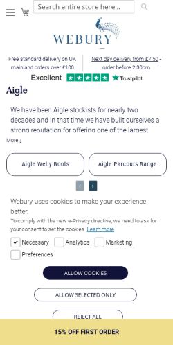 Mobile page screenshot