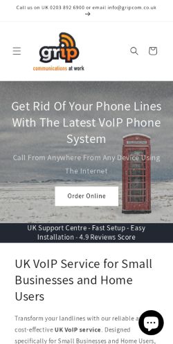 Mobile page screenshot