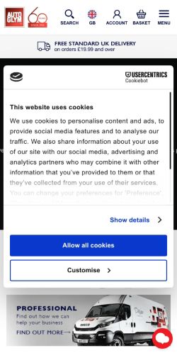 Mobile page screenshot