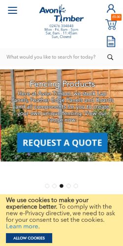 Mobile page screenshot