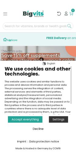 Mobile page screenshot