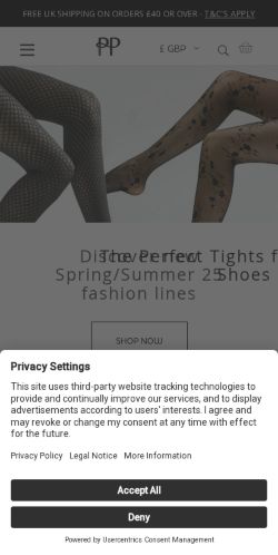 Mobile page screenshot