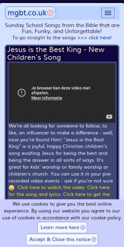 Mobile page screenshot
