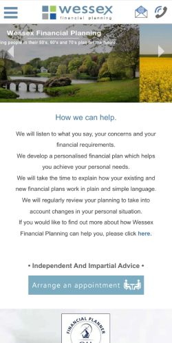 Mobile page screenshot