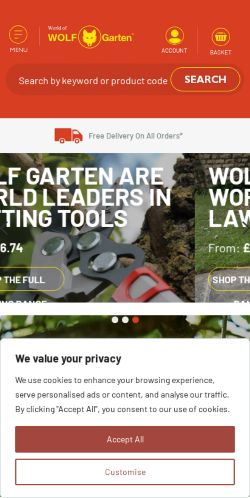 Mobile page screenshot