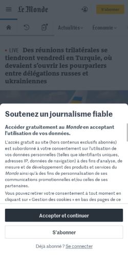 Mobile page screenshot