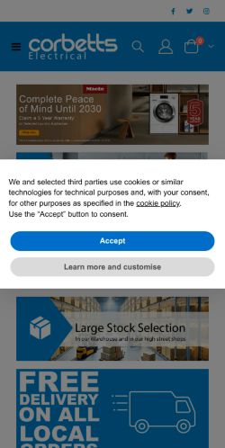 Mobile page screenshot
