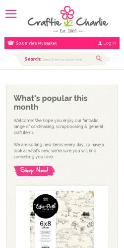 Mobile page screenshot