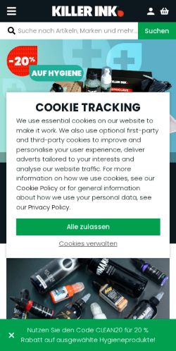 Mobile page screenshot