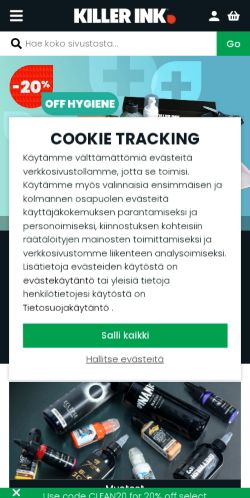 Mobile page screenshot