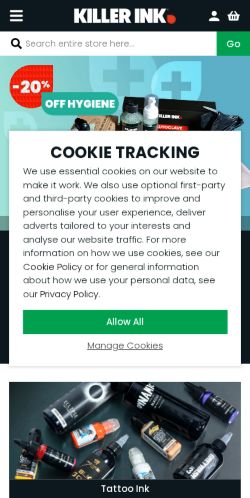 Mobile page screenshot
