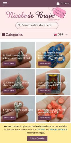 Mobile page screenshot