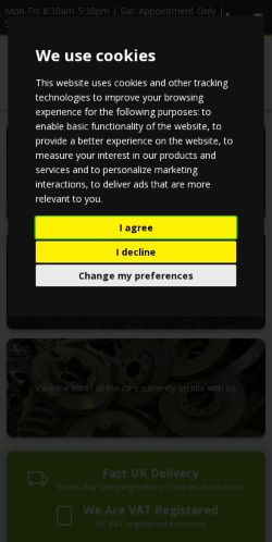 Mobile page screenshot